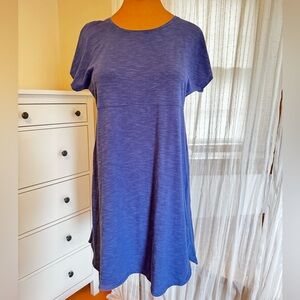 Columbia dress cotton blend berry blue size L